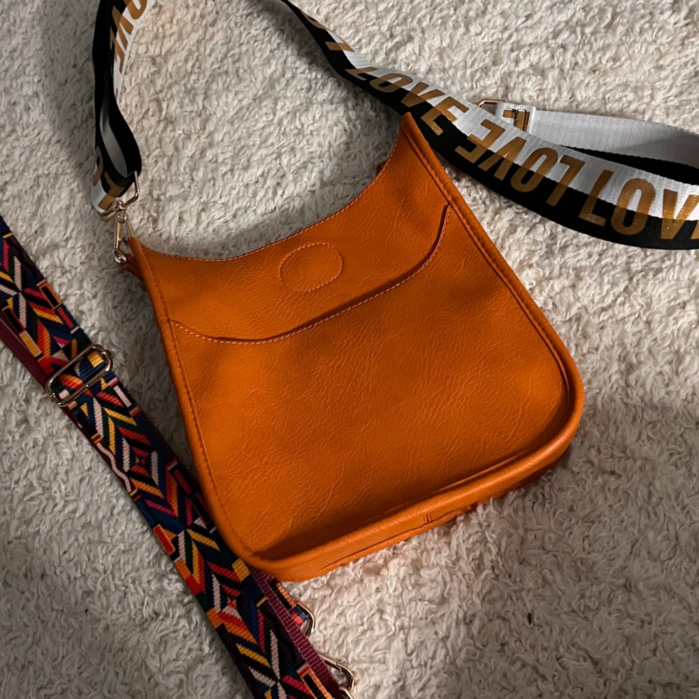 Mix & Match Mini Messenger Bag in Orange
